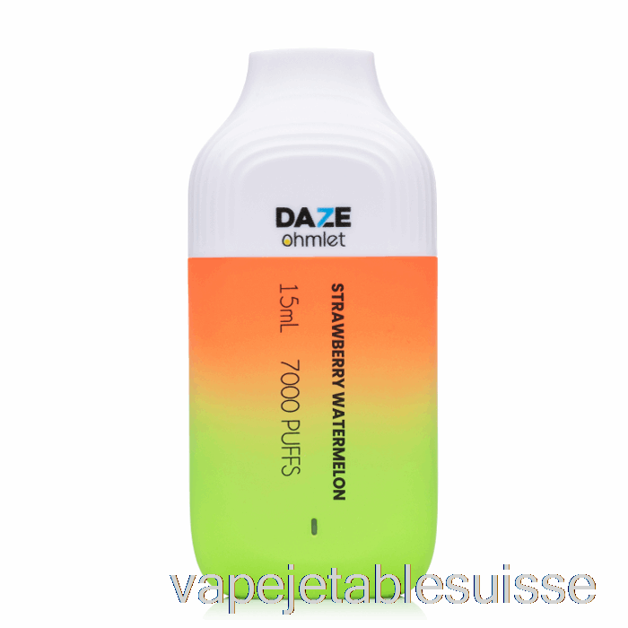 Vape Suisse 7 Daze Ohmlet 7000 Jetable Fraise Pastèque